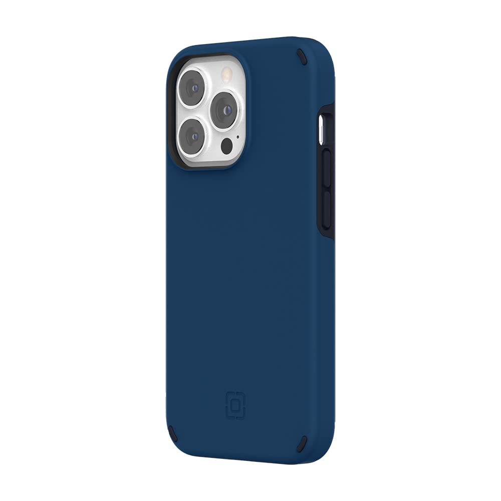 Incipio Duo Case For Iphone 13 Pro (6.1") – Magsafe & Wireless Charging Compatible, Slim Dual-Layer Protective Case With 12ft Drop Protection, Shock-Absorbing, Scratch-Resistant Cover - Denim Blue