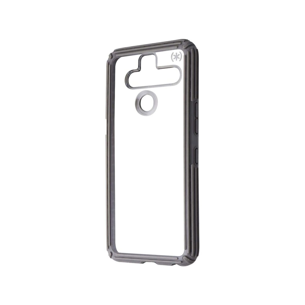 Speck Presidio V-Grip Series Hard Case For Lg V50 Thinq - Clear/Gray