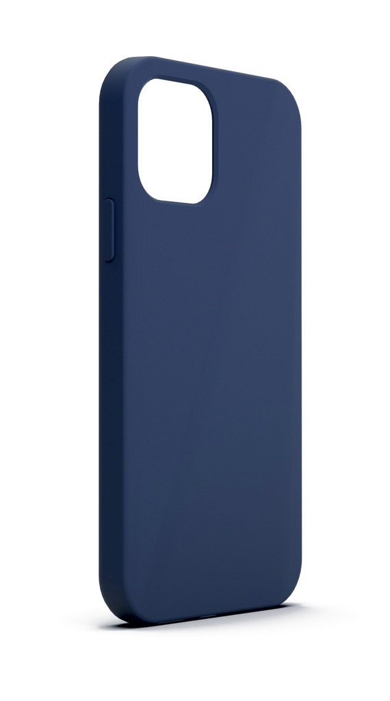 BASE COMPATIBLE LIQUID SILICONE CASE IPHONE 12 PRO MAX - BLUE