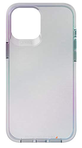 GEAR4 ZAGG CRYSTAL PALACE IRIDESCENT COMPATIBLE WITH IPHONE 12 PRO MAX, ADVANCED IMPACT PROTECTION WITH INTEGRATED D3O TECHNOLOGY, ANTI-YELLOWING, PHONE COVER – IRIDESCENT