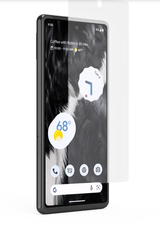 PUREGEARGOOGLE PIXEL 7 PRO STEEL 360 ANTIMICROBIAL TEMPERED GLASS SCREEN PROTECTOR WITH PERFECT ALIGNMENT TRAY