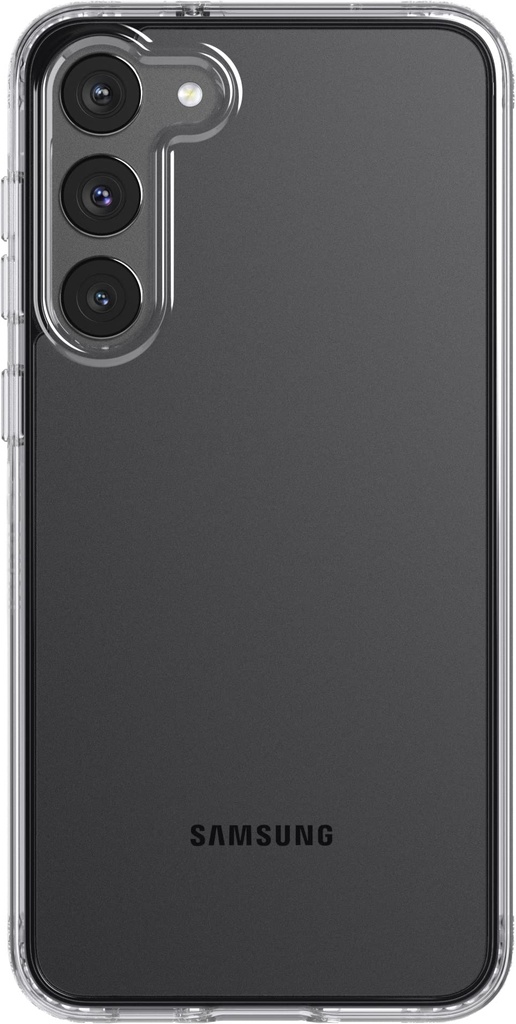 Tech21 Evo Clear For Samsung Galaxy S23 Plus - Anti Yellowing Scratch Resistant With 12ft Drop Protection Clear Phone Case