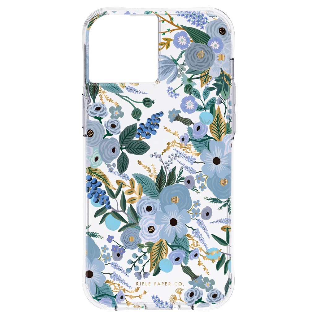Rifle Paper Co. Iphone 13 Case For Women [10ft Drop Protection] [Wireless Charging] Floral Print Phone Case For Iphone 13 - Slim Iphone Case - Anti Scratch, Shock Absorbing Materials - Marguerite