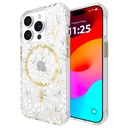 Rifle Paper Co. Iphone 15 Pro Case [Compatible With Magsafe] [12ft Drop Protection] Cute Iphone Case 6.1" With Floral Pattern, Anti-Scratch Tech, Shockproof Material, Slim Fit - Petite Fleurs