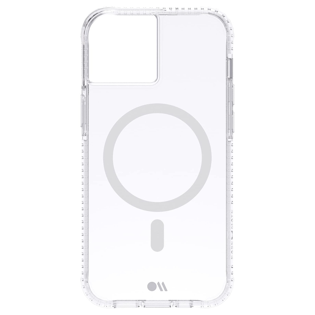 Case-Mate Tough Plus Series Iphone 13 Case Clear [15ft Drop Protection] [Compatible With Magsafe] Magnetic Phone Case For Apple Iphone 13 6.1", Anti Yellow & Anti Scratch Tech, Shockproof Slim Cover