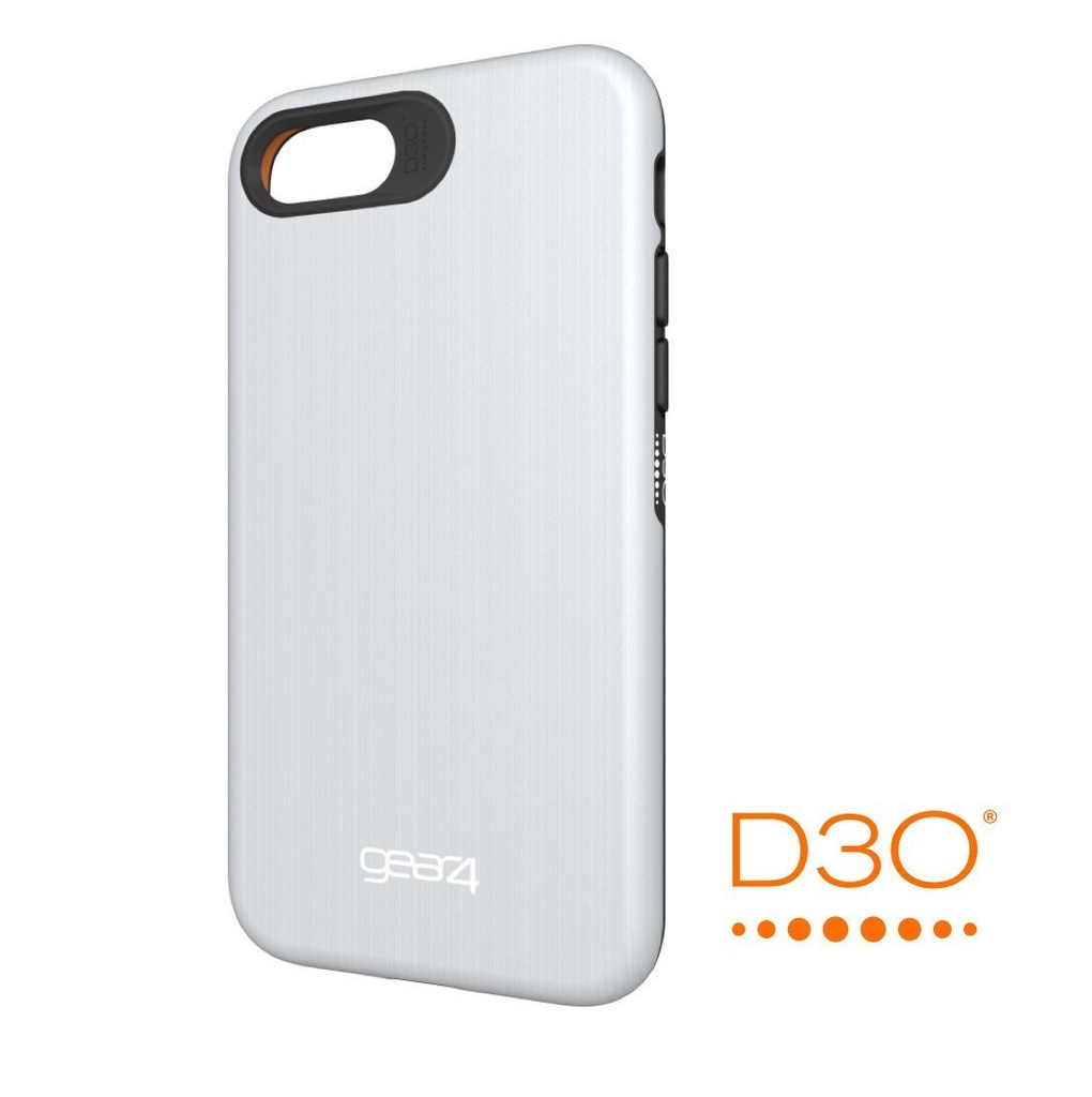 Gear 4 Ic7073d3 Apple Iphone 7 Trafalgar D3o Protective Case In Silver