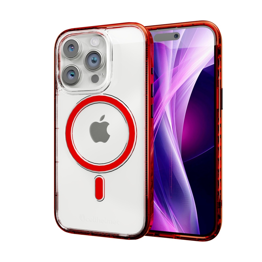 Cellhelmet Apple Iphone 14 Pro Magnitude Case 2022 Shock & Drop Proof Durable In Turbo Red