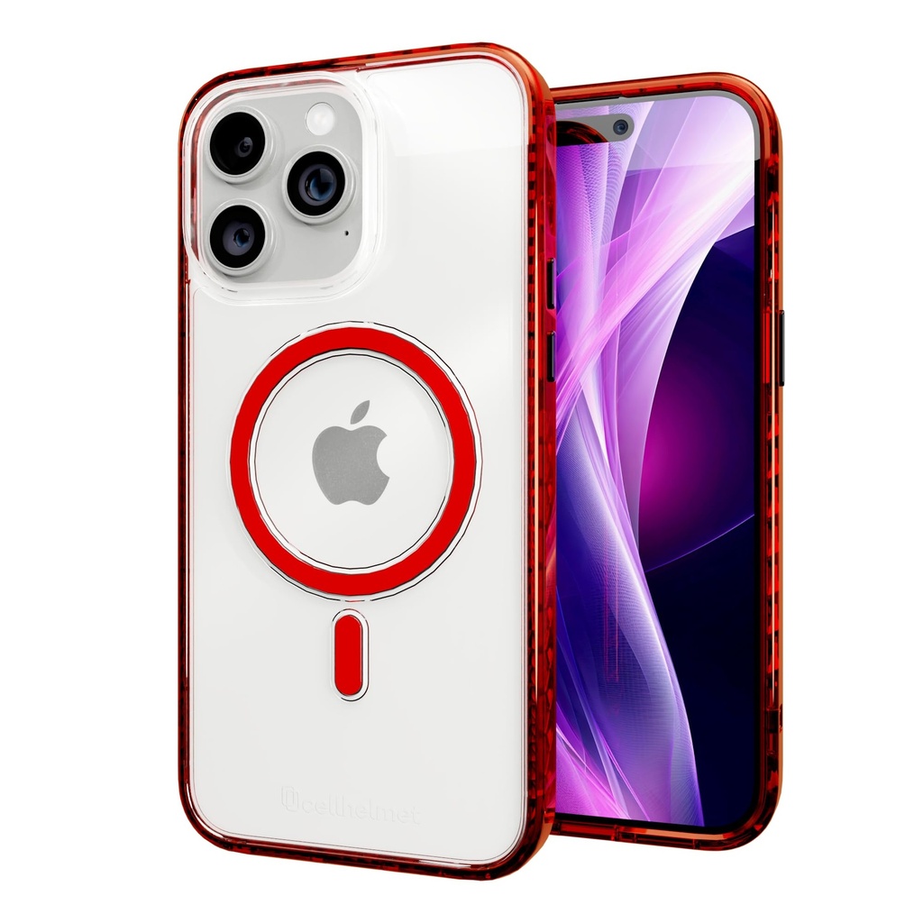 Cellhelmet Apple Iphone 14 Pro Max Magnitude Case 2022 Shock & Drop Proof Durable In Turbo Red
