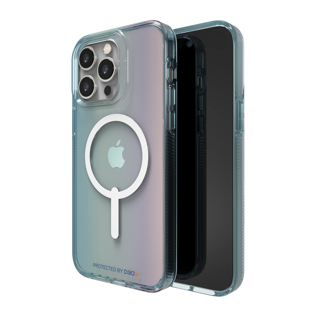 Gear4 Zagg Milan Snap Case Apple Iphone 14 Plus, D30 Drop Protection Up To (13ft│4m), Wireless Charging Compatible, Reinforced Top, Bottom & Edges - Black Swirl