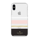 Kate Spade Playful & Strong Pink/Black Stripes Iphone Xs Max Case
