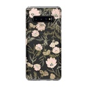 Kate Spade New York Phone Case | For Samsung Galaxy S10 Plus | Protective Clear Crystal Hardshell Phone Cases With Slim Floral Design And Drop Protection - Blossom Pink/Gold With Gems