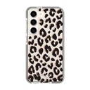 Kate Spade New York Defensive Hardshell Case Compatible With Samsung Galaxy S23 - Black Cheetah Print