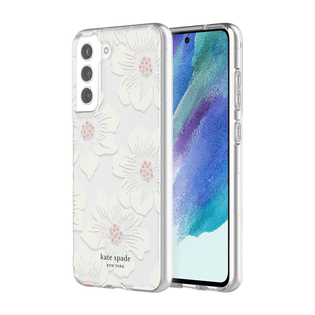 Kate Spade Protective Hardshell Case For Galaxy S21 Fe 5g - Hollyhock Floral
