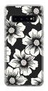 Kate Spade New York Phone Case | For Samsung Galaxy S10 | Protective Clear Crystal Hardshell Phone Cases With Slim Design And Drop Protection - Hollyhock Floral Clear/Cream With Stones