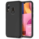 I-Honva For Samsung Galaxy A30/A20 Case - Shockproof 3 In 1 Full Body Protection, Black