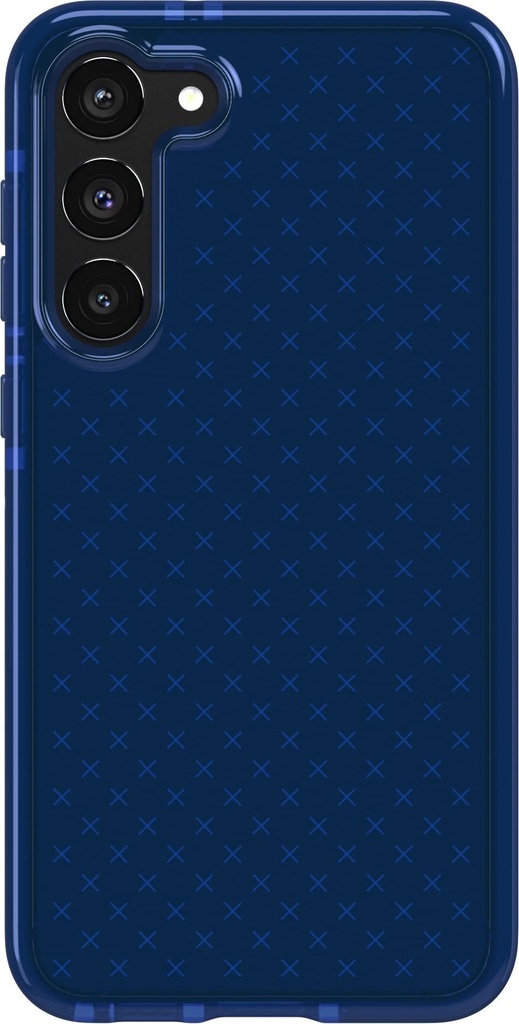 Tech21 Evo Check For Samsung Galaxy S23 Plus - Midnight Blue 16ft Drop Protecion Shockproof Shock-Resistant And Scratch-Resistant Phone Case
