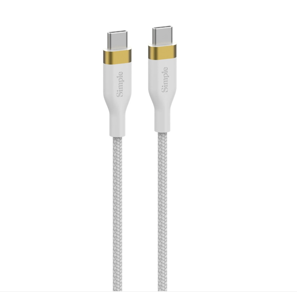 SIMPLE 10 FT - USB-C CABLE WITH USB-C CONNECTOR