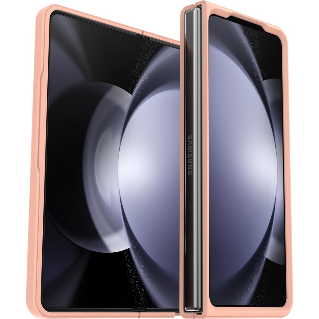 Otterbox Galaxy Z Fold5 Thin Flex Series Case - Sweet Peach (Clear), Ultra-Slim, Hard Case With Soft Edges, 5g And Wireless Charging Compatible