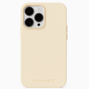 Case-Mate Iphone 15 Pro Max Case - Silicone Beige [12ft Drop Protection] [Compatible With Magsafe] Magnetic Cover With Soft Silicone Material For Iphone 15 Pro Max 6.7", Anti-Scratch, Shockproof
