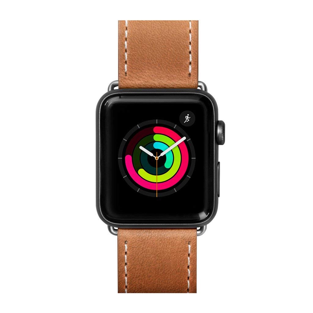 Safari Watch Strap For Apple Watch Series 1/2/3/4 (38mm / 40mm • Tan)
