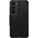 Otterbox Galaxy S23 Strada Series Case - Shadow (Black), Card Holder, Genuine Leather, Pocket-Friendly, Folio Case