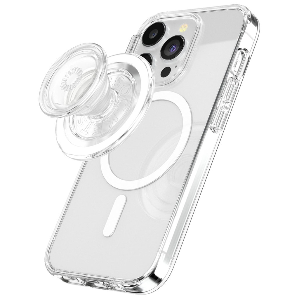 Popsockets Phone Grip For Magsafe, Magnetic Holder, Phone Stand - Clear
