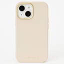 Case-Mate Iphone 15 Case - Silicone Beige [12ft Drop Protection] [Compatible With Magsafe] Magnetic Cover With Soft Silicone Material For Iphone 15 6.1", Anti-Scratch, Shock Absorbent Material