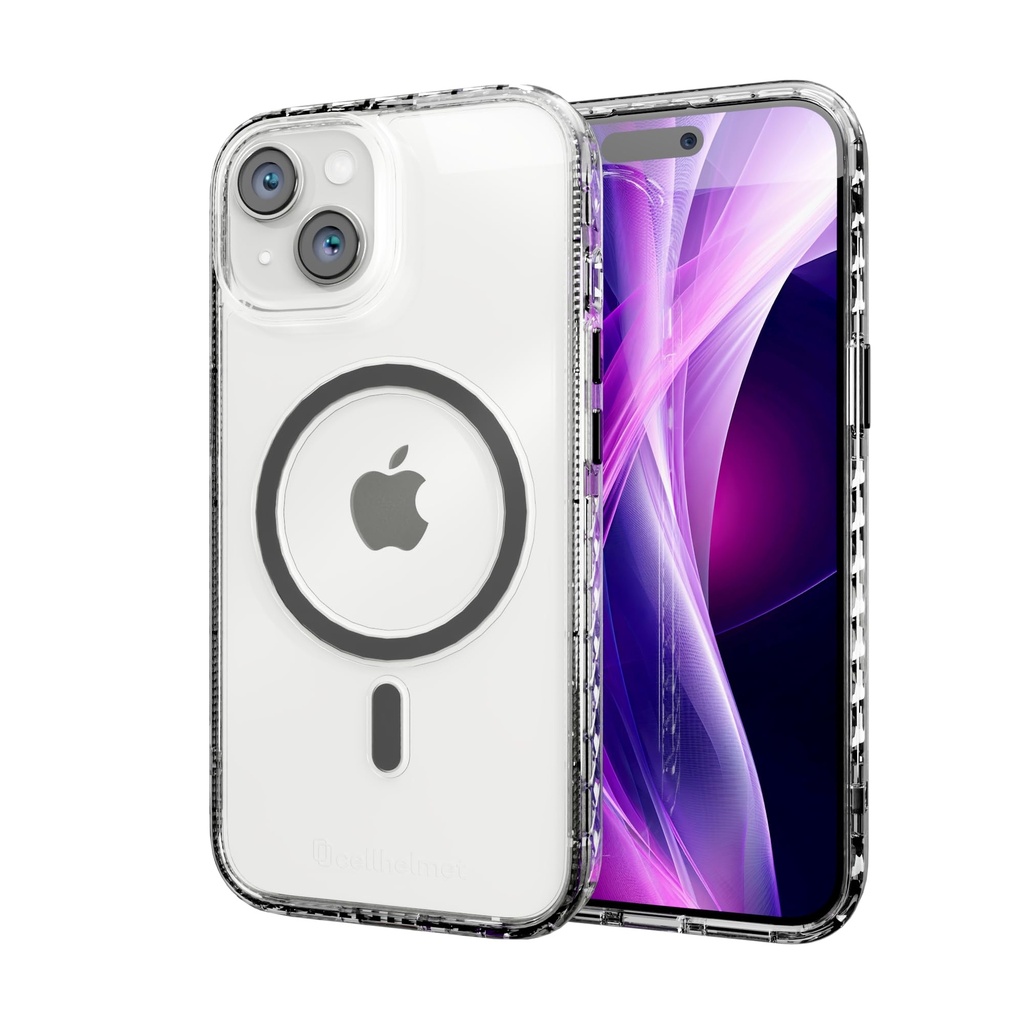 Cellhelmet C-Mag-I14-6.1-Cc Magnitude Series Magsafe Compatible Case For Iphone 14, 6.1-In. 2022 (Crystal Clear)
