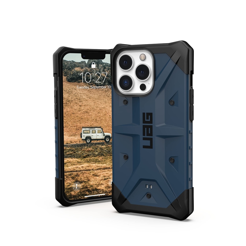 Urban Armor Gear Uag Designed For Iphone 13 Pro Case Blue Mallard Rugged Lightweight Slim Shockproof Pathfinder Protective Cover, [6.1 Inch Screen]