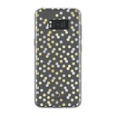 Kate Spade New York Protective Hardshell Case For Samsung Galaxy S8 Plus - Stripe 2 Gold Foil / Black / Cream