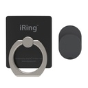 Aauxx Iring Premium Set : Safe Grip And Kickstand For Smartphones And Tablets With Simplest Smartphone Mount - Matte Black