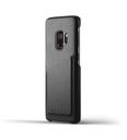 Mujjo Full Leather Wallet Case For Samsung Galaxy S9 With Card Holder (Black)