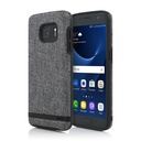Samsung Galaxy S7 Case, Incipio Preston, [Esquire Series] Fabric Patterned Cut-Out Ultra-Light Cover - Gray