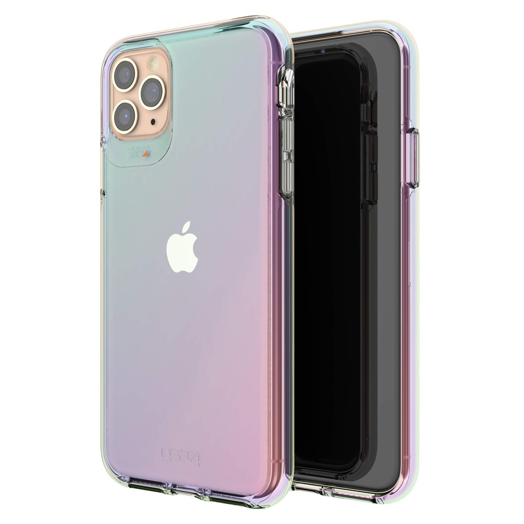 Zagg Gear4 Crystal Palace Iridescent Compatible With Iphone 11 Pro Max Case, Advanced Impact Protection With Integrated D3o Technology, Anti-Yellowing, Phone Cover – Iridescent (702003725)