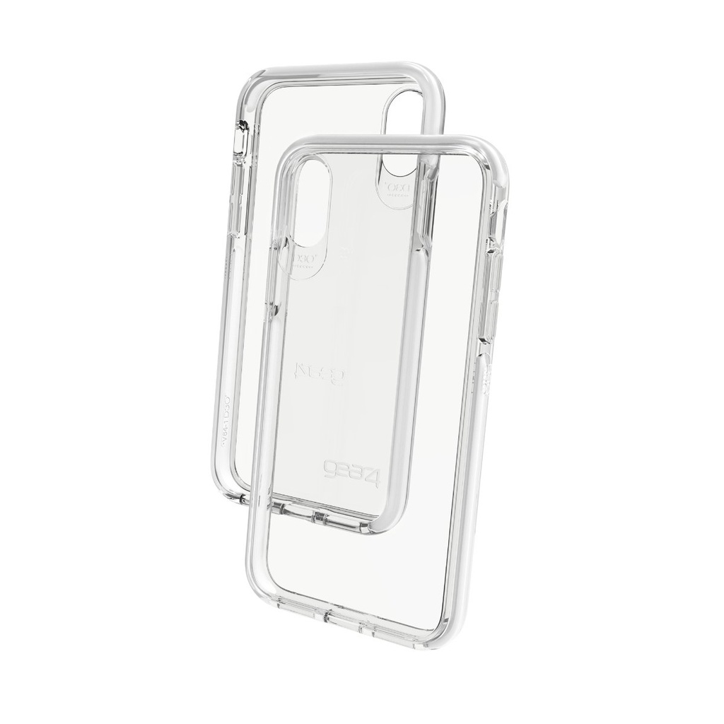 Gear4 Piccadilly Clear Case With Advanced Impact Protection [ Protected By D3o ], Slim, Tough Design For Iphone X/Xs – White