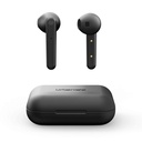 Urbanista Stockholm True Wireless Earbuds 14h Playtime Bluetooth 5.0 With Charging Case, Touch Controls & Dual Mic Earphones Compatible With Android And Ios - Black