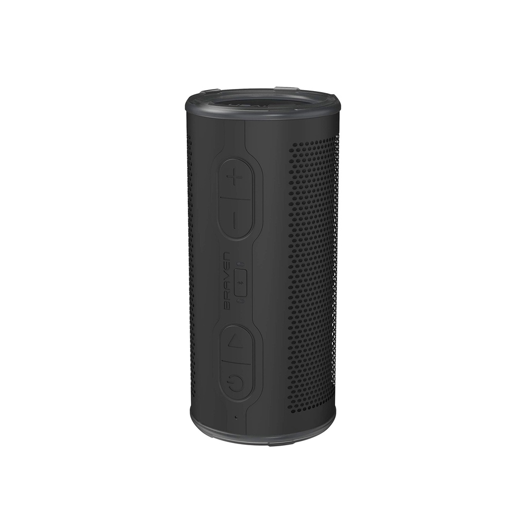 Braven 604202613 Brv-360 - Waterproof Portable Speaker - Bluetooth Wireless Technology - 360 Degree Speaker - Red