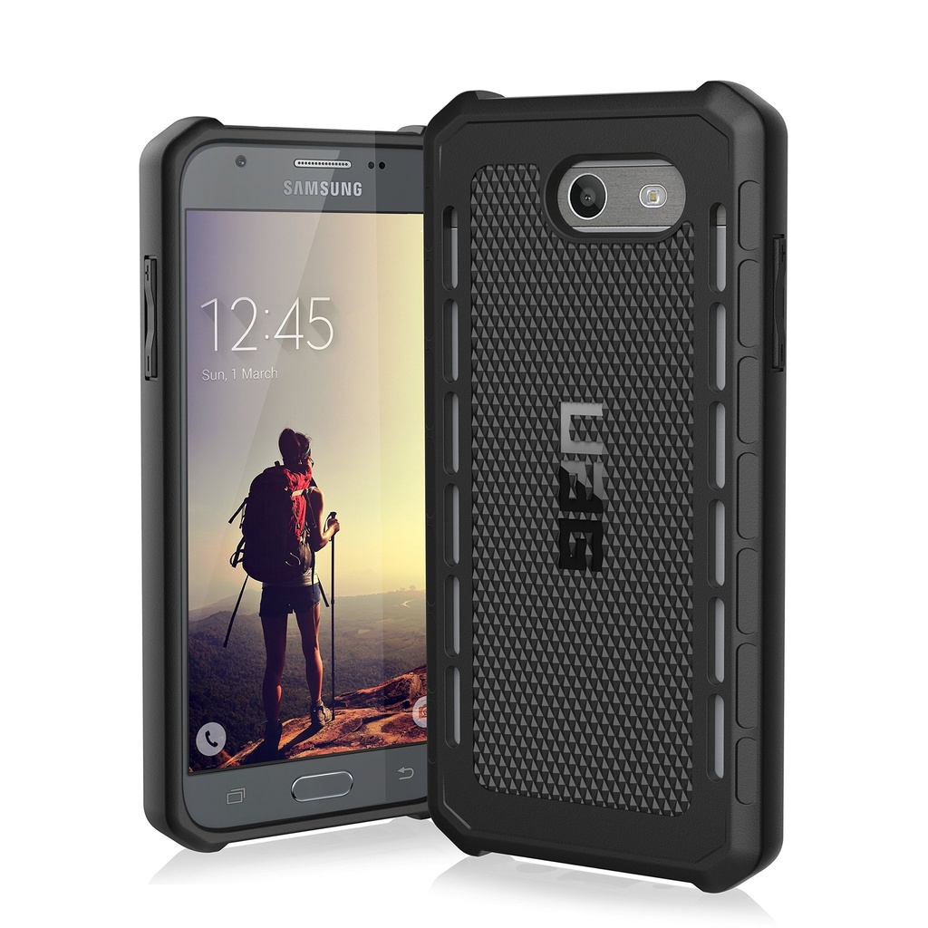 Urban Armor Gear [Uag Samsung Galaxy J3 Emerge Outback Feather-Light Rugged [Black] Military Drop Tested Phone Case
