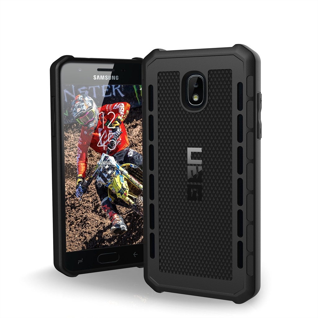 Urban Armor Gear Uag Samsung Galaxy J3 (2018) Outback Feather-Light Rugged [Black] Military Drop Tested Case