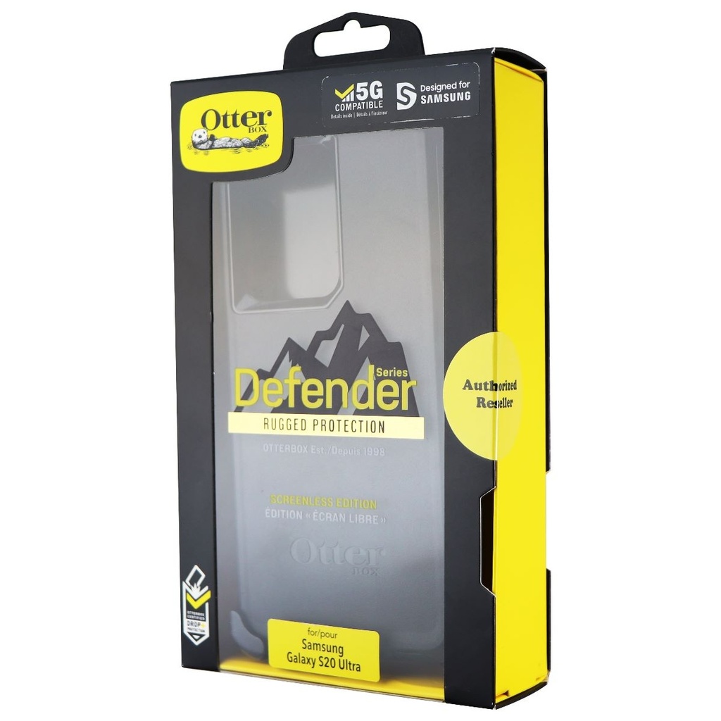 Otterbox Defender Series Screenless Case Case For Galaxy S20 Ultra/Galaxy S20 Ultra 5g (Only - Not Compatible With Any Other Galaxy S20 Models) - Black
