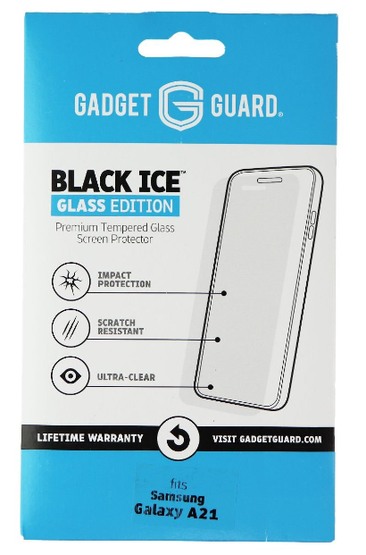 GADGET GUARD BLACK ICE EDITION TEMPERED GLASS FOR SAMSUNG GALAXY A21