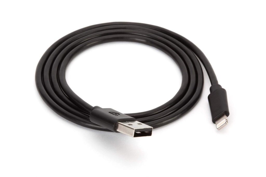 Griffin Usb To Lightning Cable - Syncs Ipad, Ipod, Or Iphone - 3 Feet, Black (Gc36670-3)
