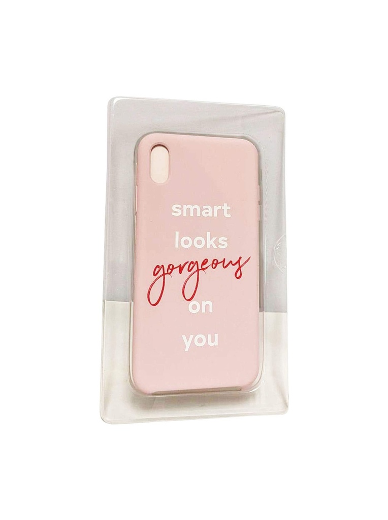 Smart Looks My Social Canvas Gorgeous Case For Iphone Xs Max - Pink