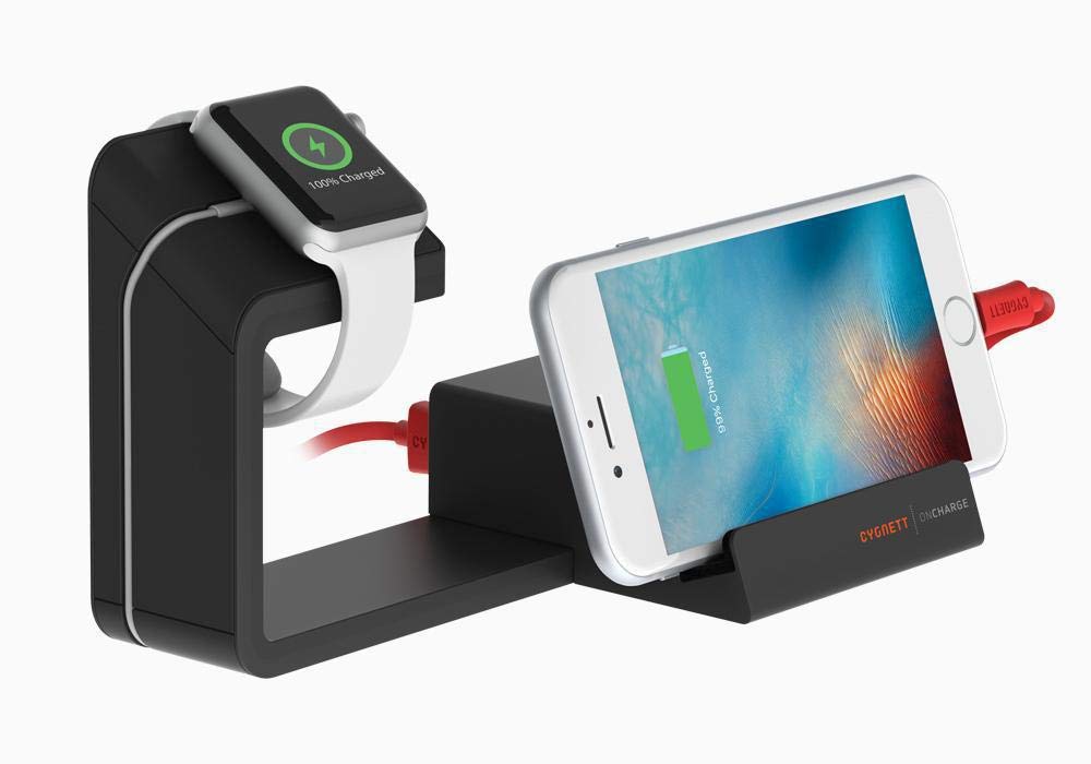 Cygnett Charger And Cradle For Apple Smartwatch - 60-3824-05-Xp - Black