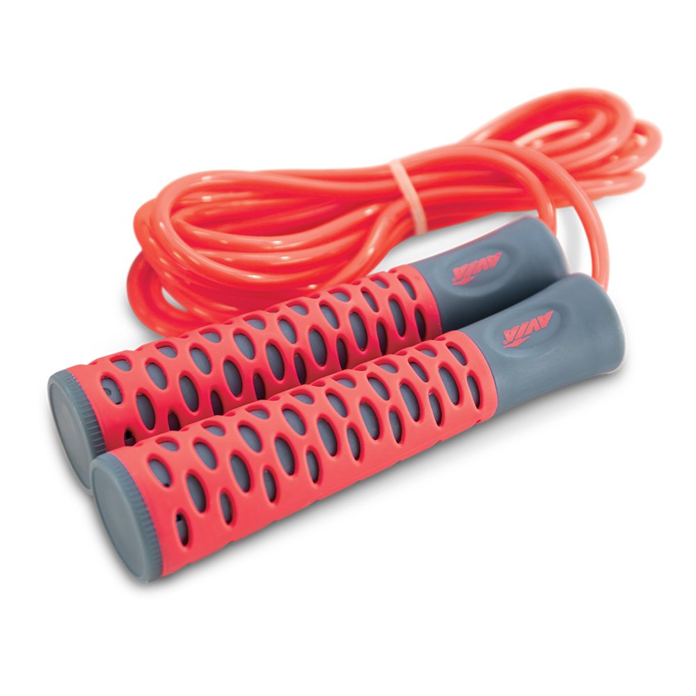 Avia Fitness 1/2 Lb. (1 Lb. Pair) Weighted Jump Rope- Red (Available In More Colors)