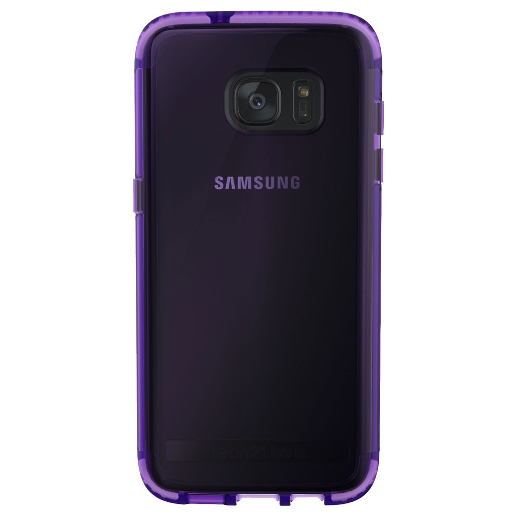 Tech21 Evo Frame Case For Samsung Galaxy S7 Edge - Hopeline Purple